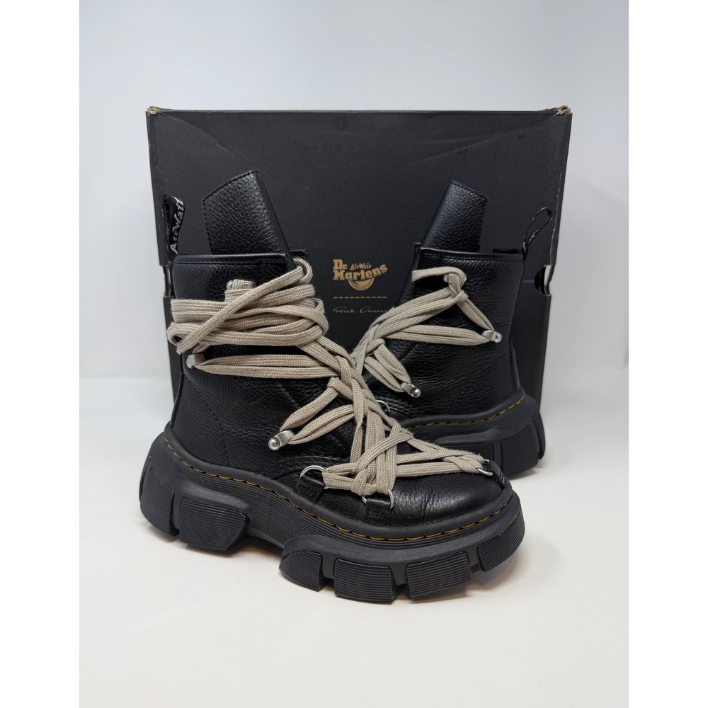 Rick Owens x Dr. Martens 1460 DMXL Megalace Boots Size 5 US 3 UK